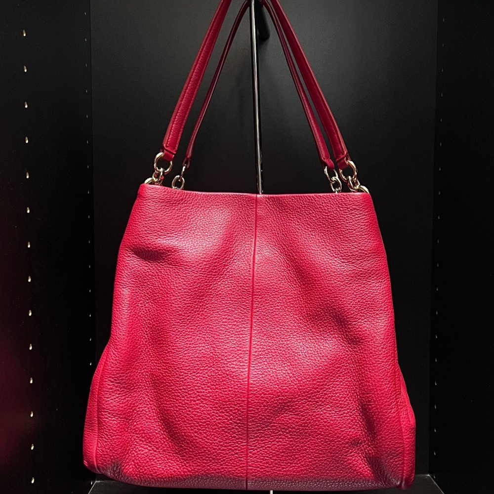 Coach Phoebe Hobo red shoulder Bag
